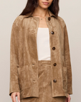 Z SUPPLY DECKER SUEDE CHORE COAT