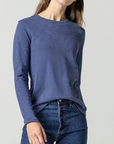 LILLA P BACK SEAM LONG SLEEVE CREW NECK