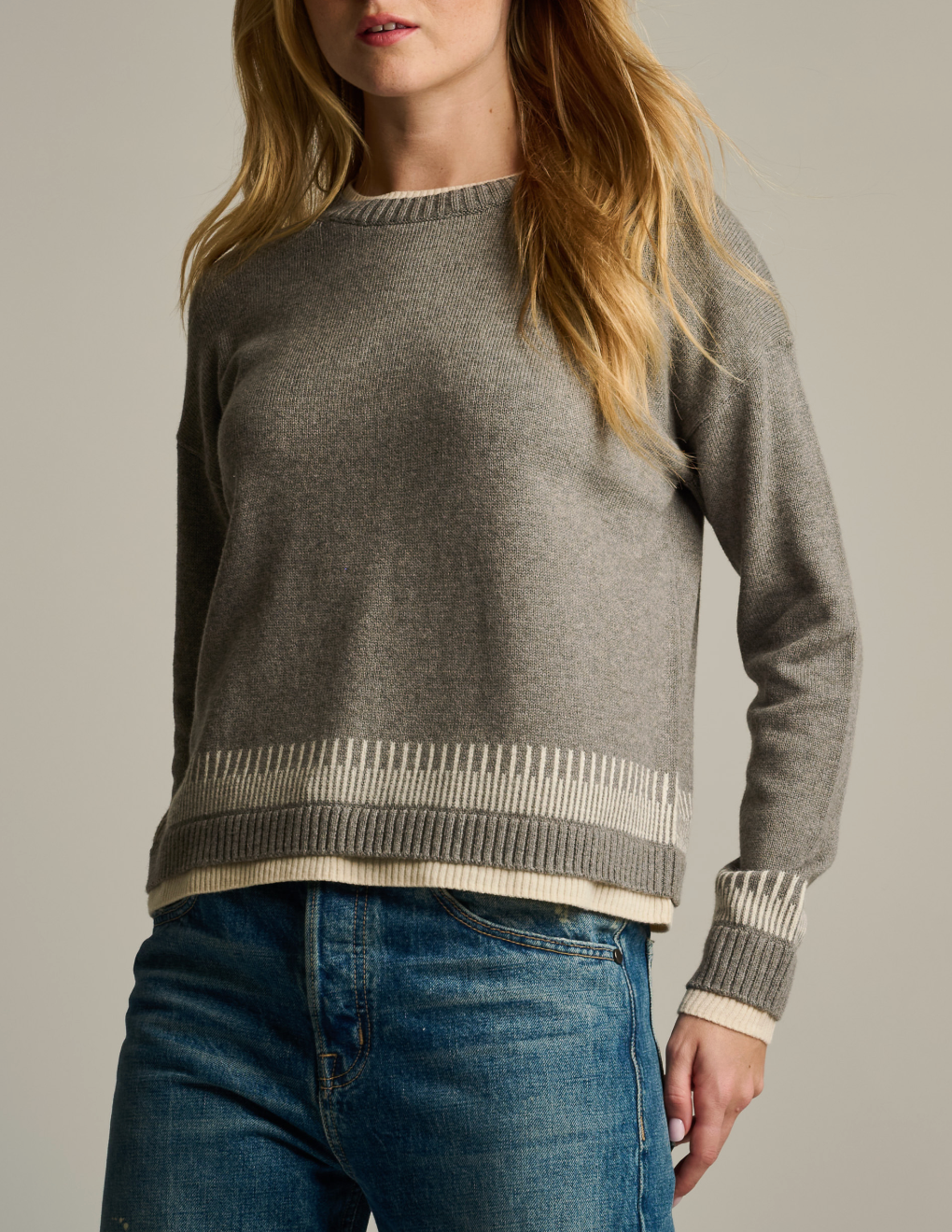 LISA TODD POINT TAKEN SWEATER