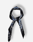 MAISON LECOMTE FLAMENT SMALL SILK BANDANA SCARF