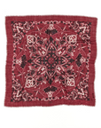 MAISON LECOMTE FLAMENT WOOL & CASHMERE BANDANA SCARF