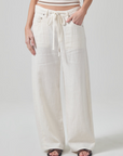 CITIZENS OF HUMANITY BRYNN DRAWSTRING LINEN TROUSER