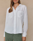 BELLA DAHL SPLIT BACK BUTTON DOWN
