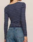 Z SUPPLY ANDIE STRIPED HENLEY TOP
