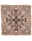 MAISON LECOMTE FLAMENT WOOL & CASHMERE BANDANA SCARF