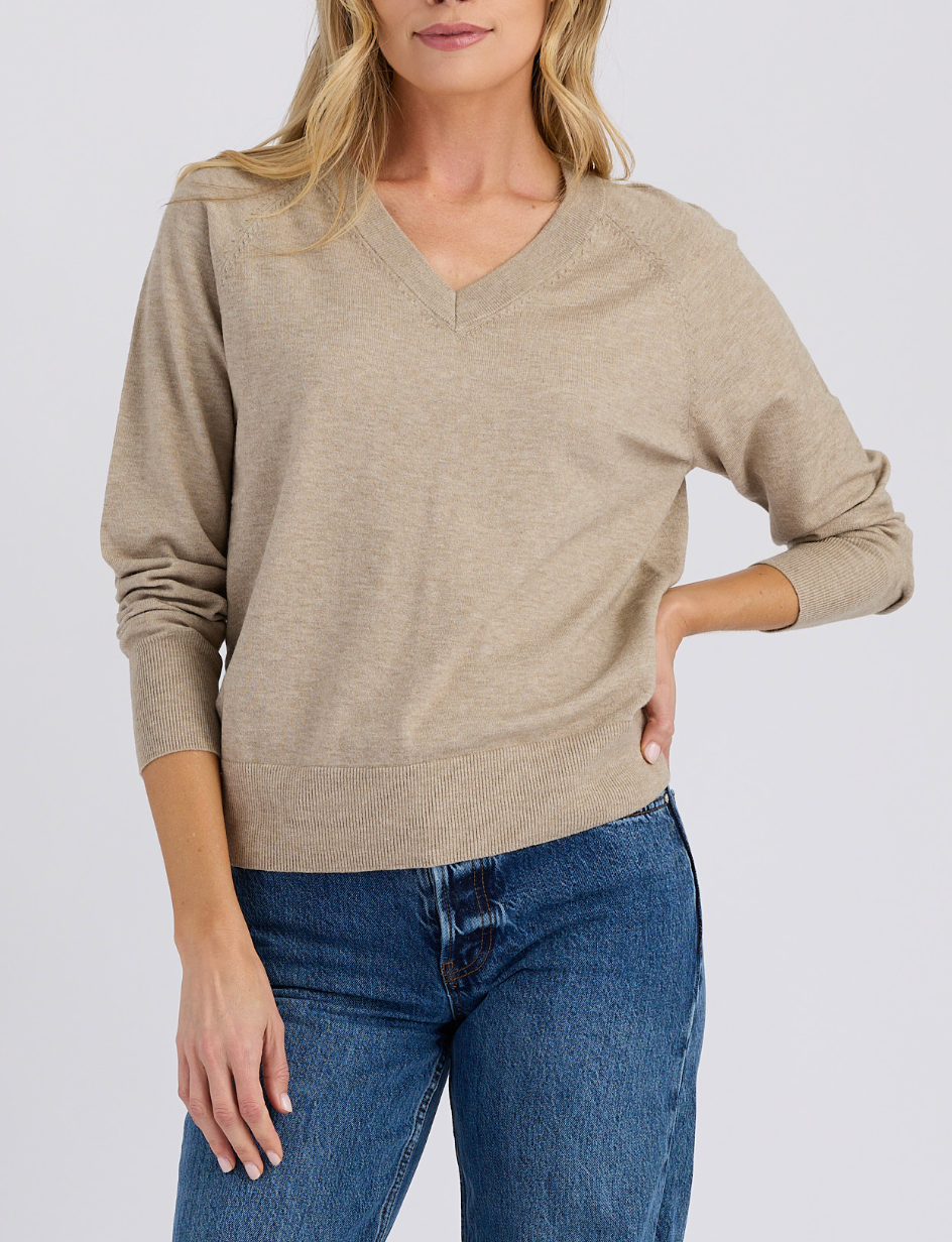 STITCHES + STRIPES OTIS VNECK