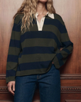 THE GREAT THE ACADEMY POLO SWEATER