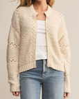 Z SUPPLY SUNDANCE ZIP UP SWEATER JACKET