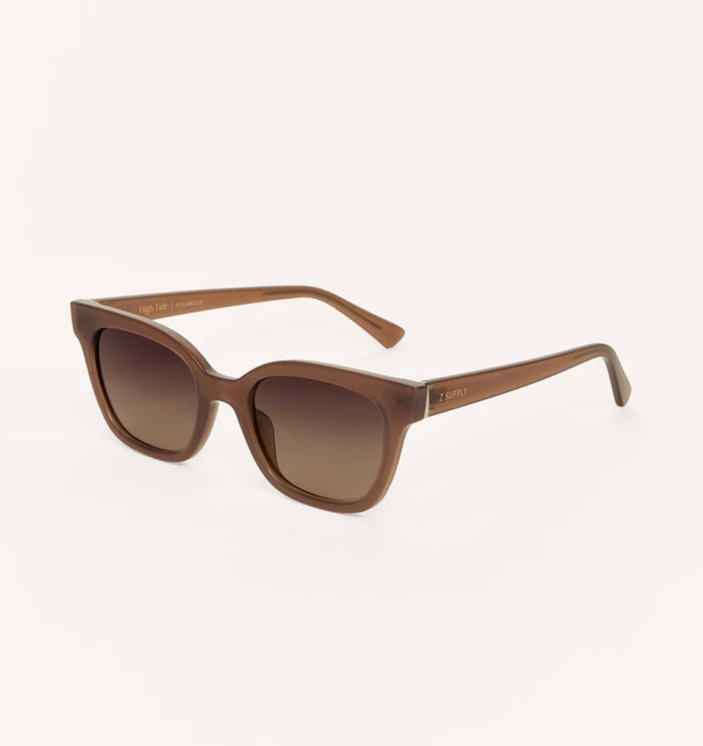Z SUPPLY HIGH TIDE SUNGLASSES - BROWN TORTOISE/BROWN
