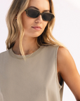 Z SUPPLY MYST SUNGLASSES - SAGE/GREY