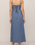 Z SUPPLY LEONORA INDIGO MIDI DRESS