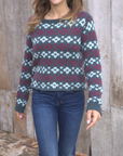 WOODEN SHIPS SHRUNKEN FAIR ISLE CREW CHUNKY