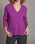 ALASHAN CASHMERE DEVIN HI LOW V NECK