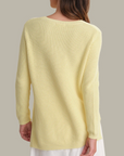 525 AMERICA EMMA CREWNECK SHAKER SWEATER