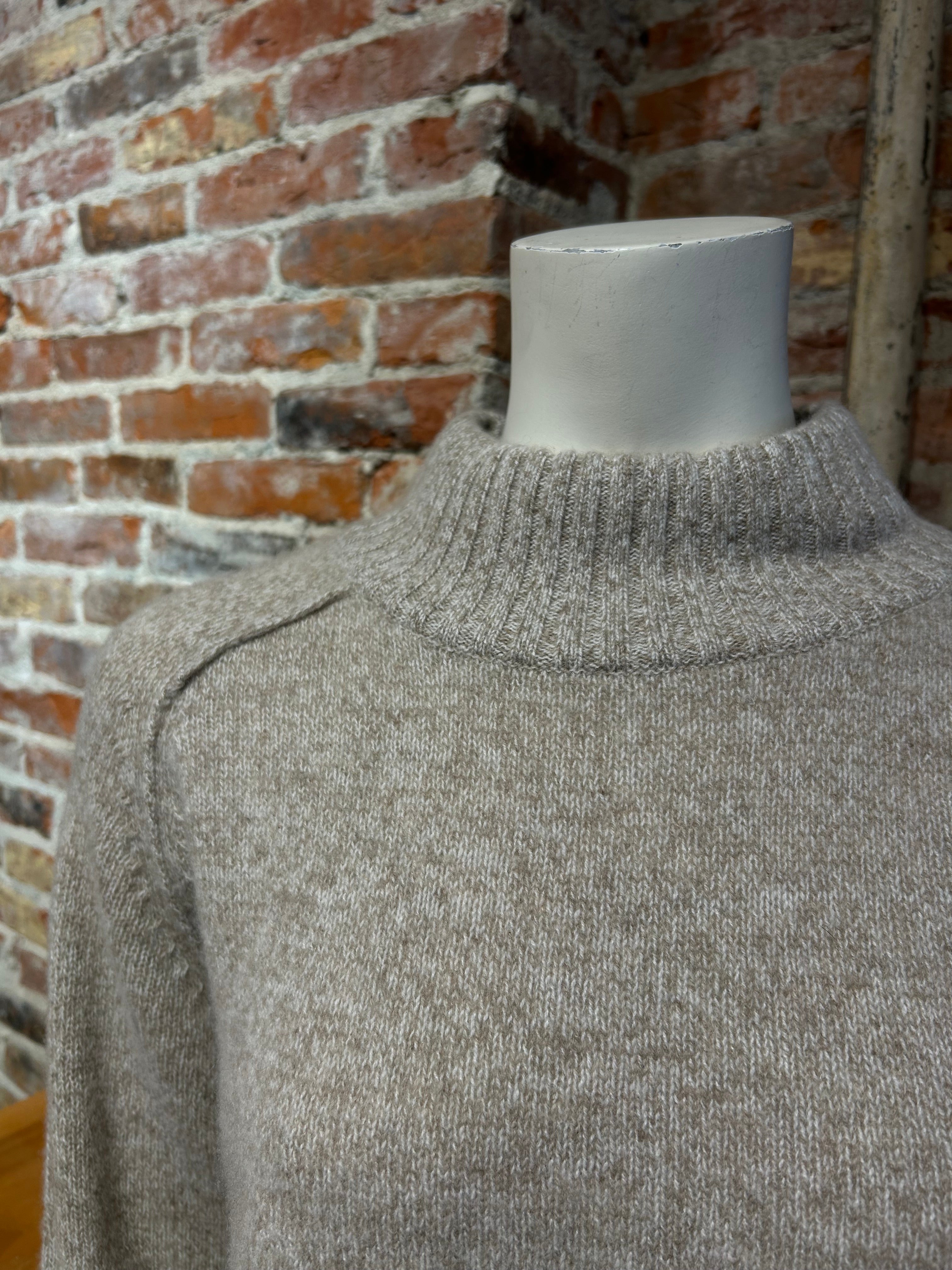 ALASHAN CASHMERE BRYNN MARLED TURTLENECK