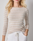 LILLA P 3/4 SLEEVE BOATNECK