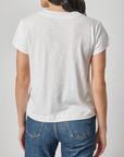 LILLA P RELAXED SHORT SLEEVE V-NECK TEE