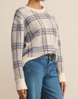 Z SUPPLY JUNCTION PLAID SWEATER