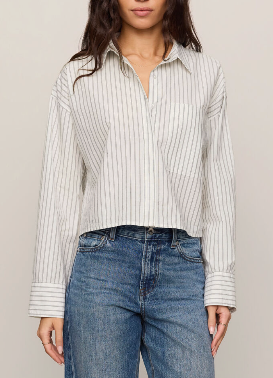 Z SUPPLY FAVORITE STRIPED BUTTON UP TOP