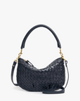 CLARE V WOVEN PETIT MOYEN MESSENGER