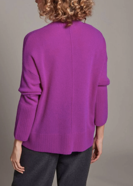 ALASHAN CASHMERE DEVIN HI LOW V NECK