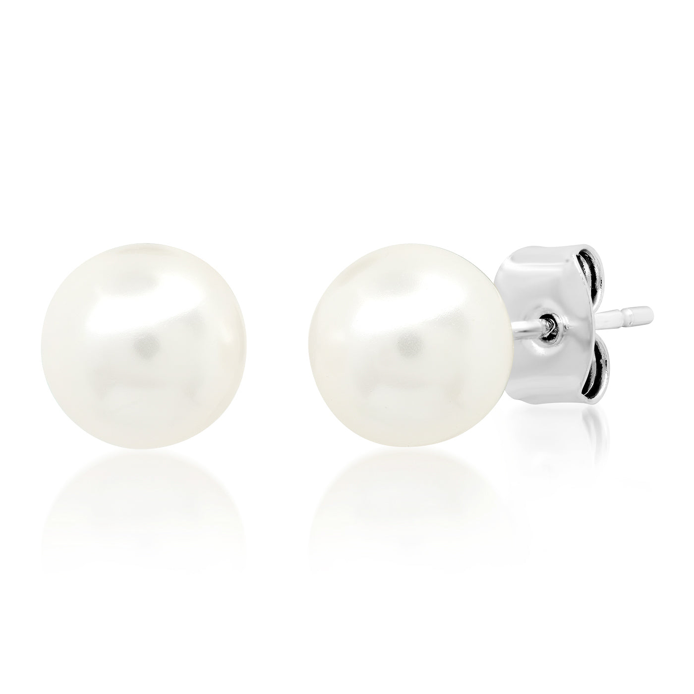 TAI EXTRA LARGE 7MM FRESH WATER PEARL STUDS