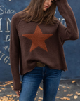 WOODEN SHIPS STAR RAGLAN CREW CHUNKY