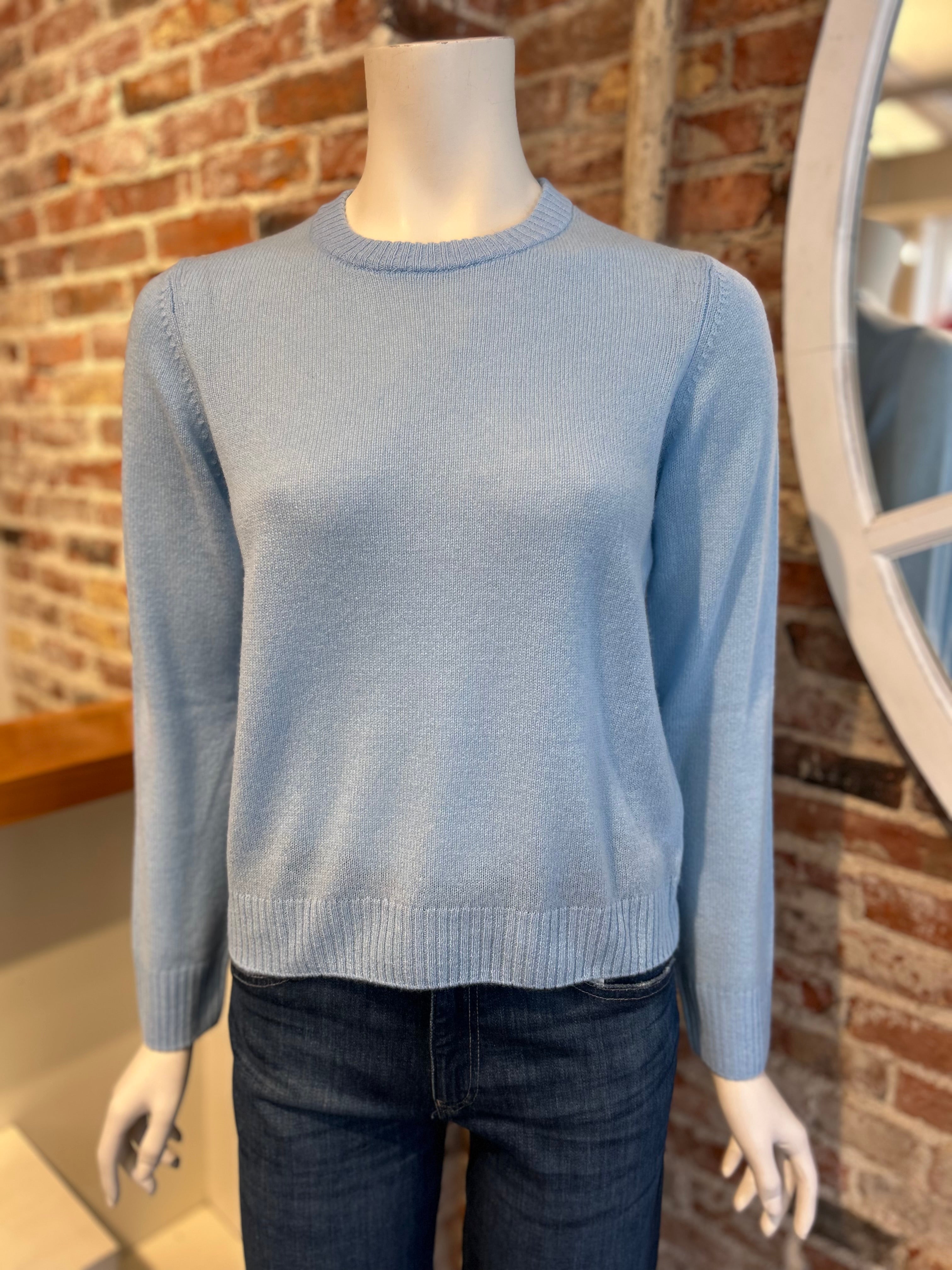 ALASHAN CASHMERE CHLOE SHRUNKEN CREW NECK