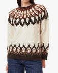 HABITUAL FAIRISLE & CABLE SWEATER