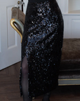 EMERSON FRY SEQUIN PENCIL SKIRT