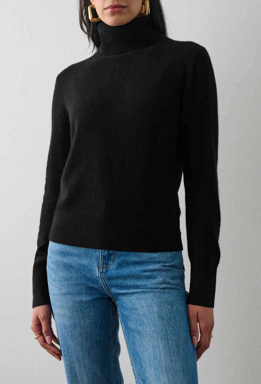 WHITE + WARREN CASHMERE ESSENTIAL TURTLENECK -