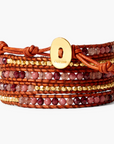 CHAN LUU STRAWBERRY QUARTZ MIX WRAP