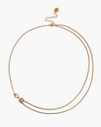 CHAN LUU DOUBLE LAYER NECKLACE W/ CITRINE