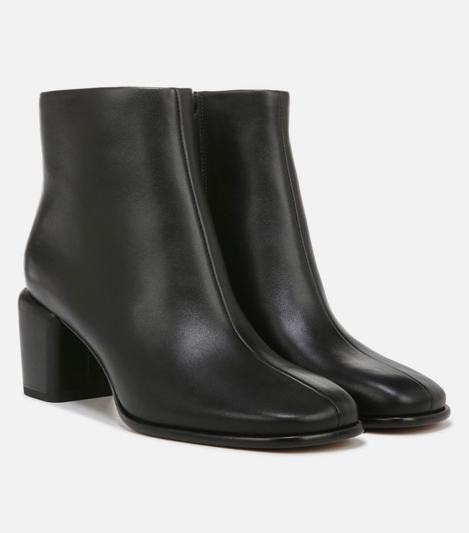 VINCE MAGGIE ANKLE-HIGH LEATHER BOOT