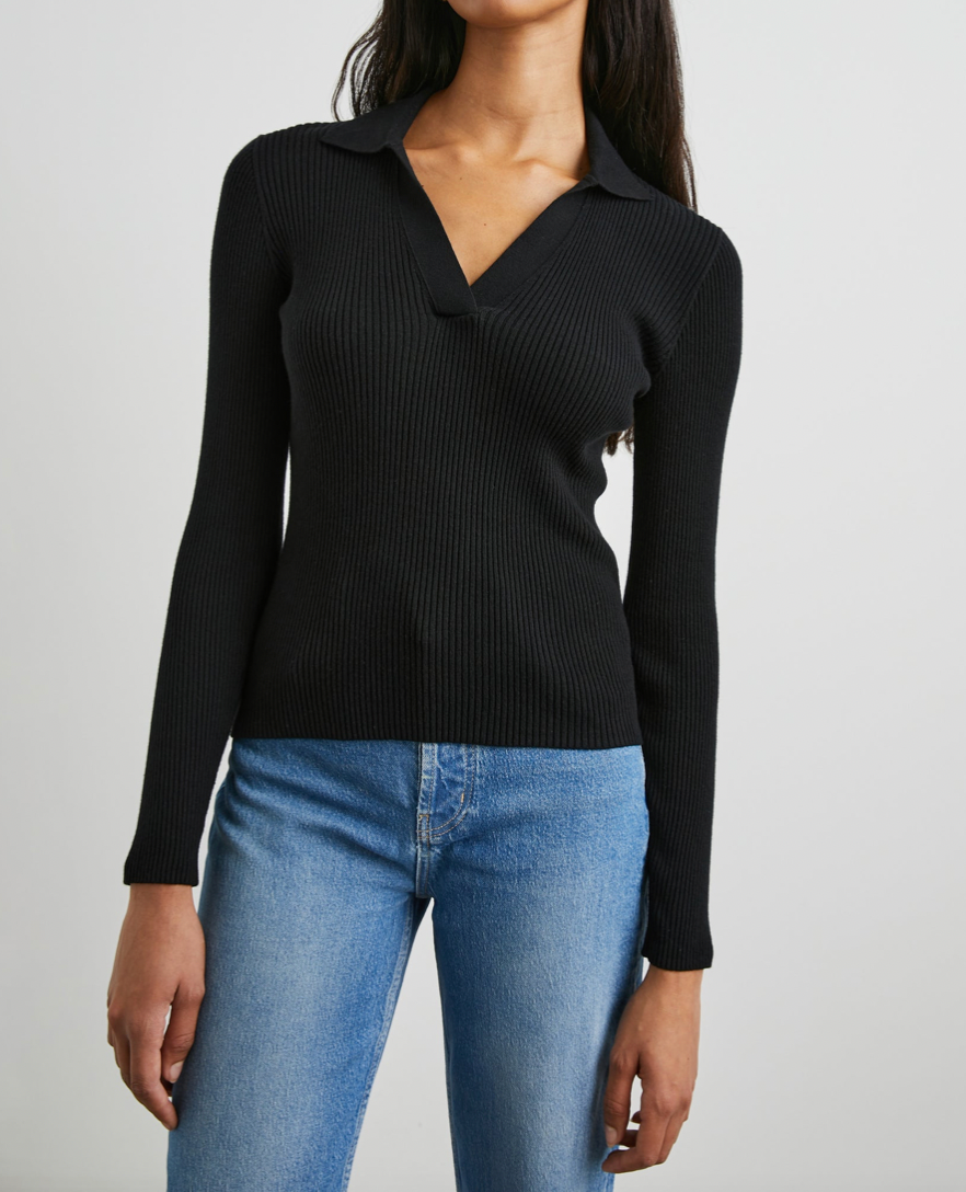 RAILS KENNEDY COLLARED TOP