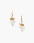 CHAN LUU LISBETH DROP EARRINGS MOONSTONE MIX