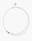 CHAN LUU SS DOUBLE LAYER W/ LABRADORITE HOOK NECKLACE