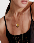 CHAN LUU GOLD PEGASUS COIN NECKLACE