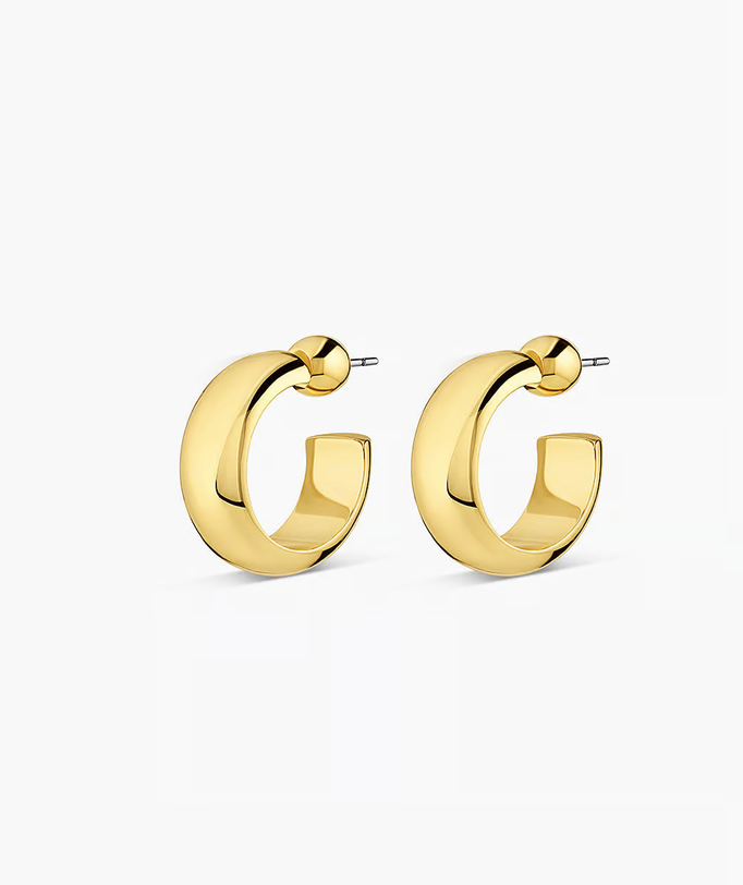 Gorjana Taner Small Hoop Earrings Gold