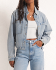 Z SUPPLY CROPPED DENIM JACKET