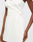 FRENCH CONNECTION WHISPER STRAPLESS BOW DRESS