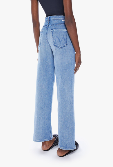 MOTHER THE HIGH WAISTED SPINNER SKIMP FOW – Indigo