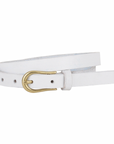 MOST WANTED USA SKINNY LEATHER BELT
