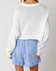 OLIVACEOUS HELEN OVERSIZED SWEATER