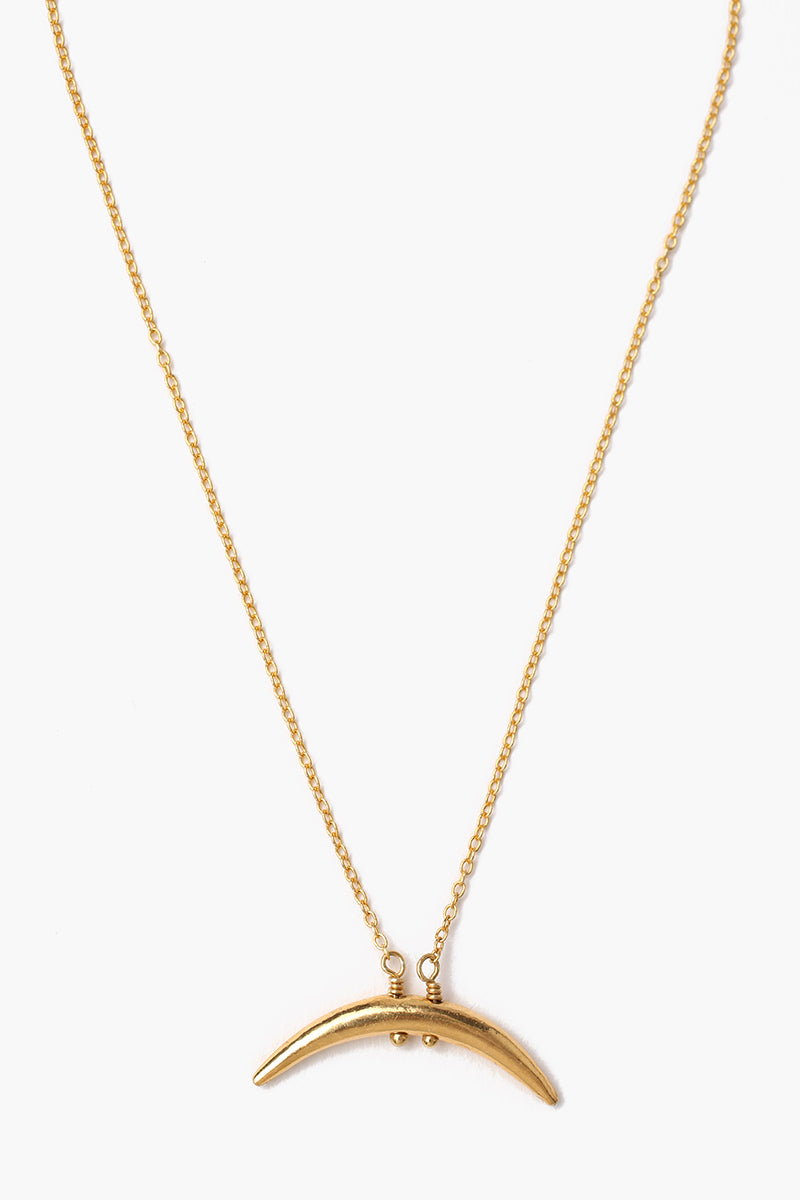 CHAN LUU GOLD HORN NECKLACE