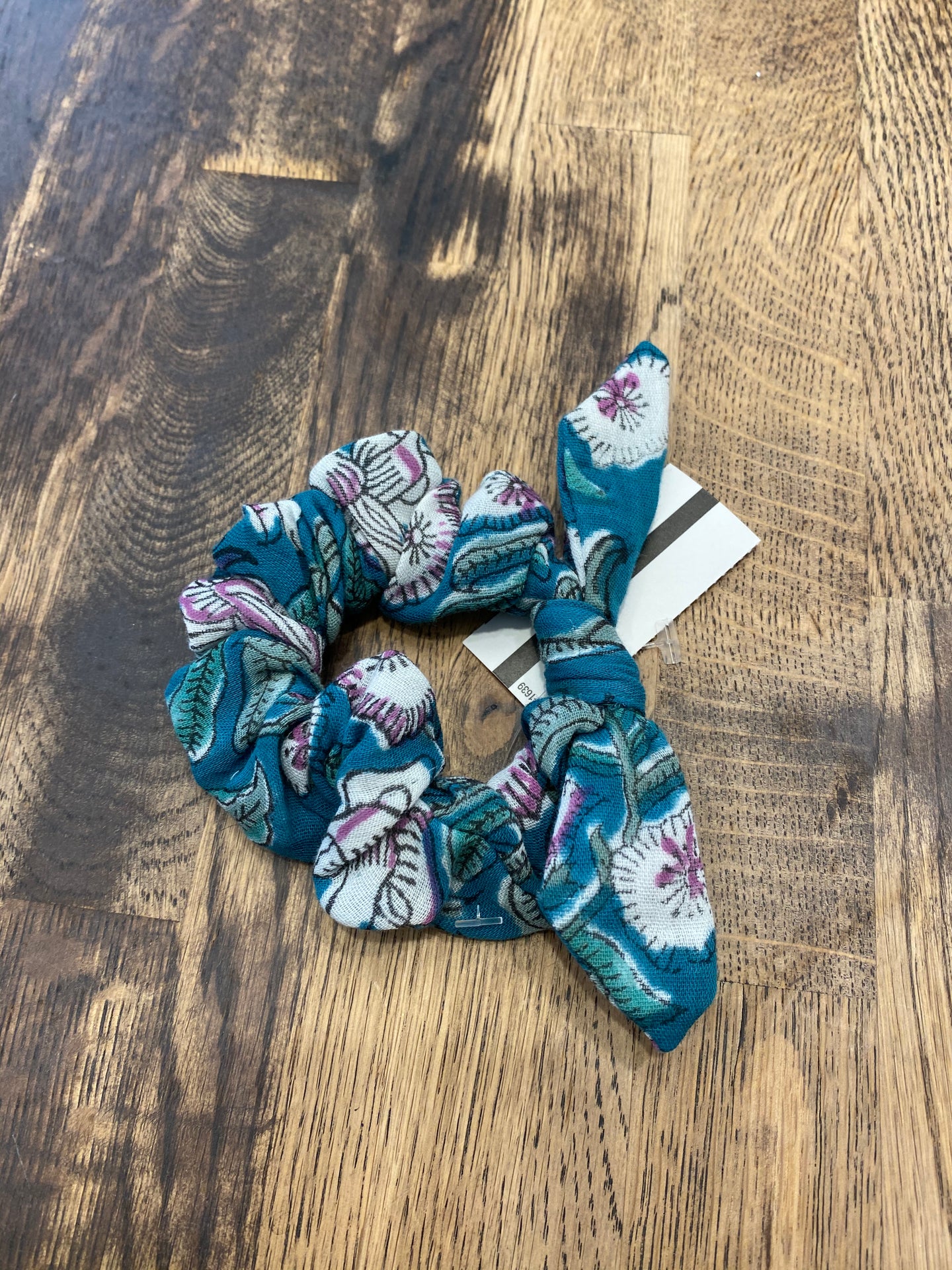 BELL COTTON GAUZE SCRUNCHIE BOW