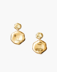 CHAN LUU GOLD COIN DROP EARRINGS