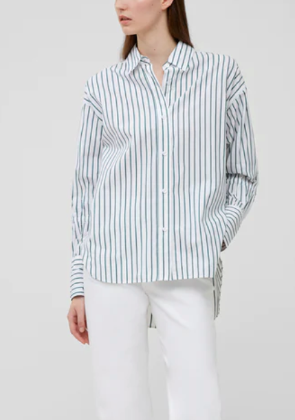 FRENCH CONNECTION RHODES POPLIN DETAIL SHIRT