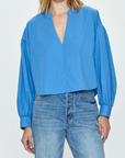 PISTOLA LOU PUFF SLEEVE SHIRT