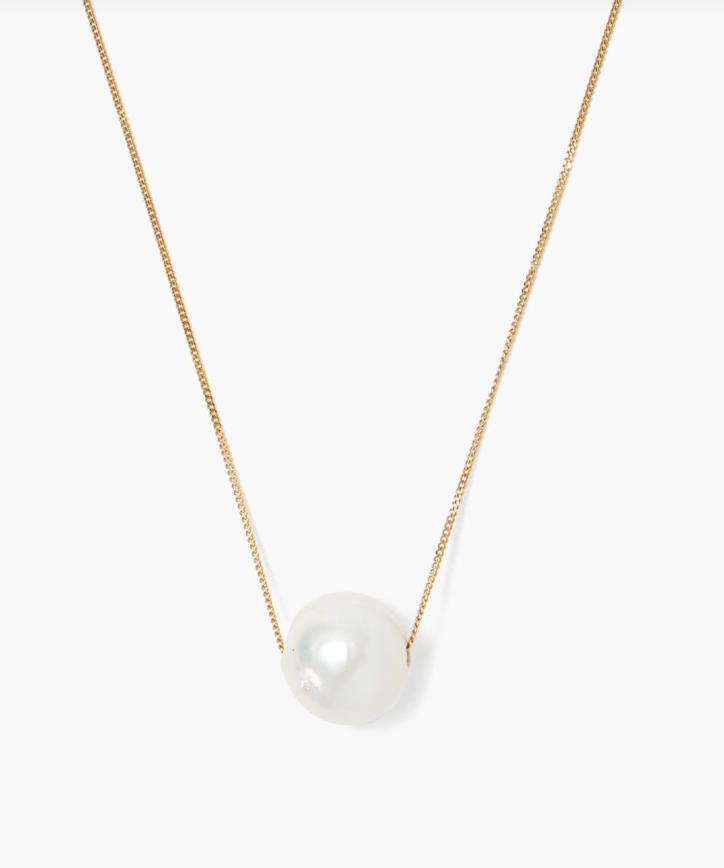 CHAN LUU 22&quot; WHITE PEARL NECKLACE